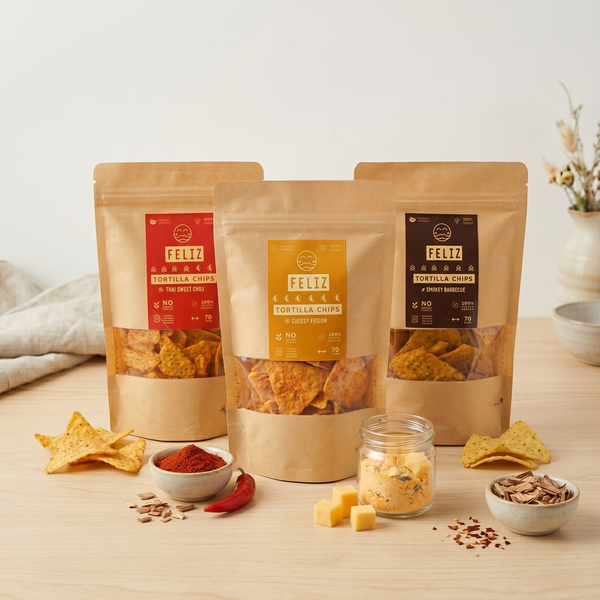 BAKED TORTILLA CHIPS - 70 GRAMS