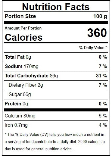 DRIED MANGO SLICES - 100 GRAMS