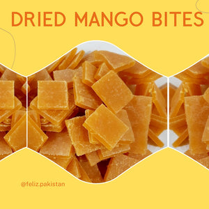 DRIED MANGO BITES - 100 GRAMS